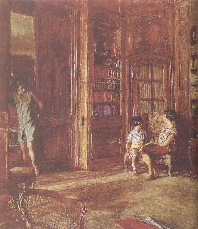 Edouard Vuillard Li the lady and her children Germany oil painting art